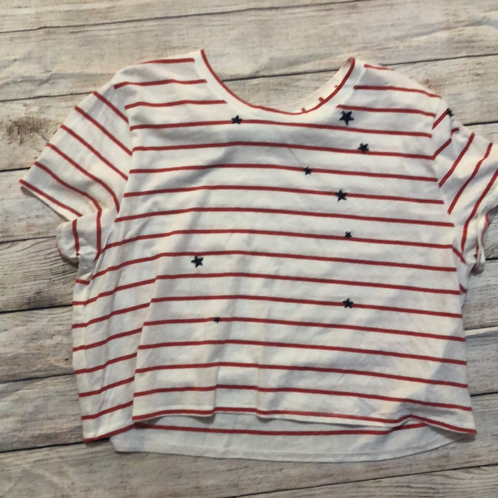 Abercrombie and Fitch XL stripe short sleeve top